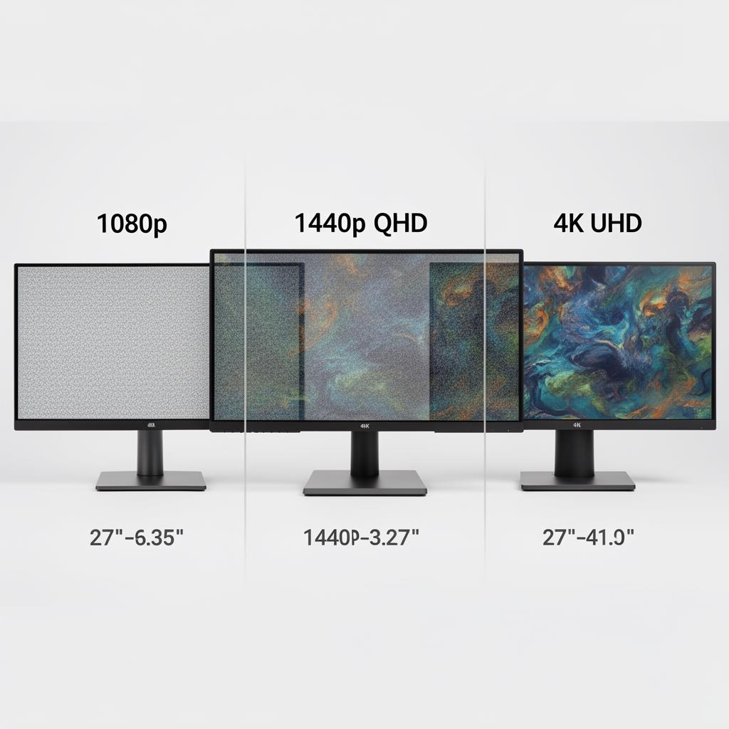 Best Resolution for 27 Inch Monitor (2026): 1080p vs 1440p vs 4K